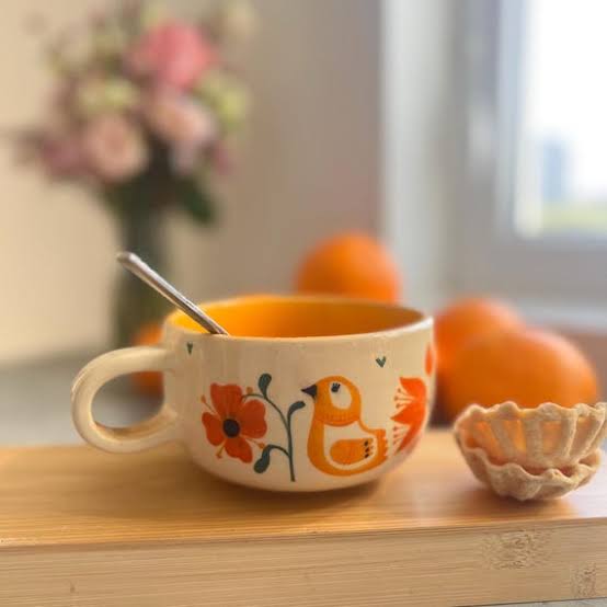 Orange Blossom Tea Cup