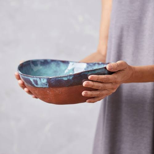 Market Fruit Serving Bowl