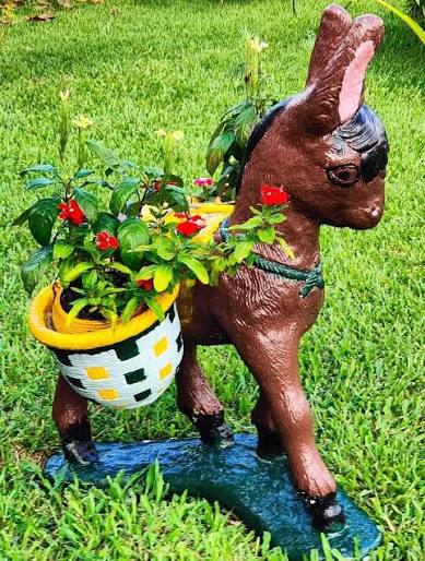 Donkey Pannier Clay Figure