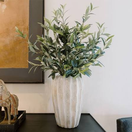 Olive Branch Sculptural Vase